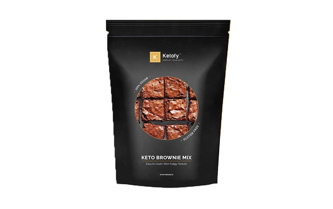Ketofy Keto Brownie Mix    Pack  500 grams